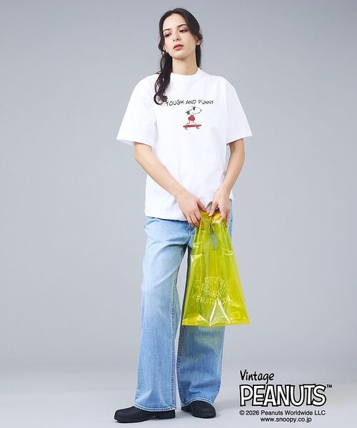 ABAHOUSE / アバハウス Tシャツ | 【PEANUTS x BEEFY-T】クルーネック半袖Tシャツ / 26SS / | 詳細4