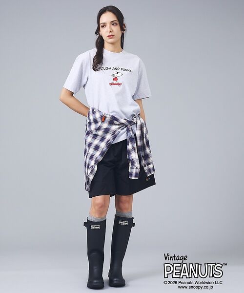 ABAHOUSE / アバハウス Tシャツ | 【PEANUTS x BEEFY-T】クルーネック半袖Tシャツ / 26SS / | 詳細6