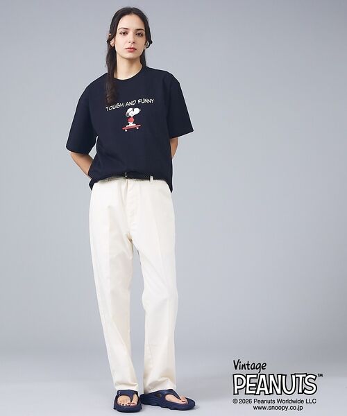 ABAHOUSE / アバハウス Tシャツ | 【PEANUTS x BEEFY-T】クルーネック半袖Tシャツ / 26SS / | 詳細8