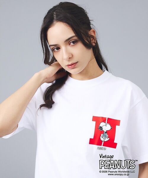 ABAHOUSE / アバハウス Tシャツ | 【PEANUTS x BEEFY-T】クルーネック半袖Tシャツ / 26SS / | 詳細12