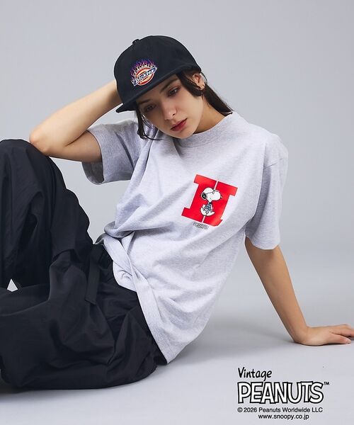 ABAHOUSE / アバハウス Tシャツ | 【PEANUTS x BEEFY-T】クルーネック半袖Tシャツ / 26SS / | 詳細15