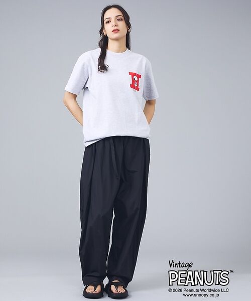 ABAHOUSE / アバハウス Tシャツ | 【PEANUTS x BEEFY-T】クルーネック半袖Tシャツ / 26SS / | 詳細16