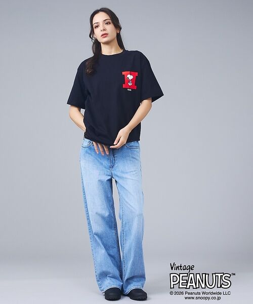 ABAHOUSE / アバハウス Tシャツ | 【PEANUTS x BEEFY-T】クルーネック半袖Tシャツ / 26SS / | 詳細19