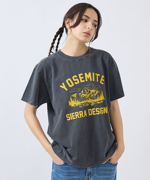 ABAHOUSE / アバハウス Tシャツ | 【SIERRA DESIGINS / シエラデザインズ】YOSEMITE NAT（ブラック系その他1）