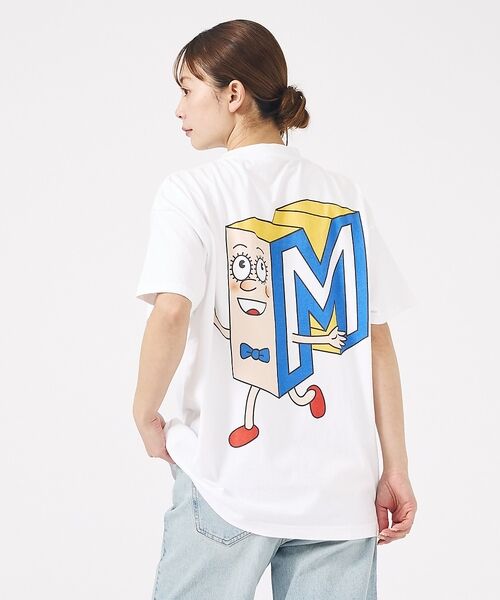 ABAHOUSE / アバハウス Tシャツ | 【JACKSON MATISSE / ジャクソン マティス】『ポンキッキーズ』P（ホワイト）