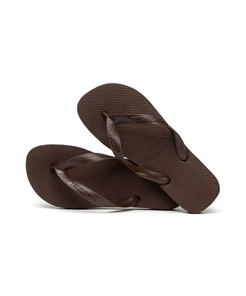 ABAHOUSE / アバハウス サンダル | 【havaianas/ハワイアナス 】TOP/トップ ビーチサンダル /ユニセッ（ダークブラウン）