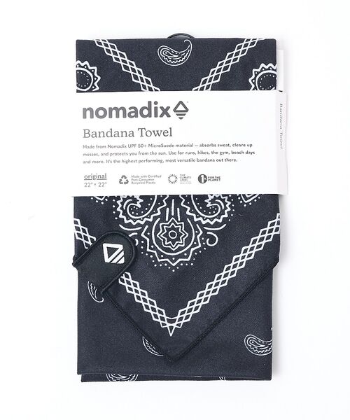 ABAHOUSE / アバハウス タオル | 【NOMADIX / ノマディックス】Bandana Towel: Paisle（ブラック）