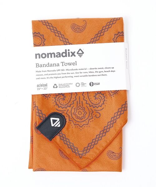 ABAHOUSE / アバハウス タオル | 【NOMADIX / ノマディックス】Bandana Towel: Paisle（オレンジ）