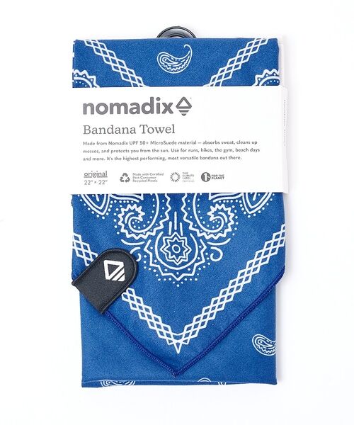 ABAHOUSE / アバハウス タオル | 【NOMADIX / ノマディックス】Bandana Towel: Paisle（ブルー）