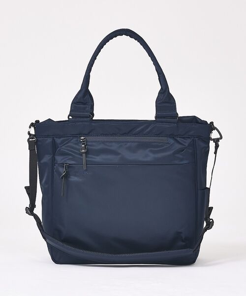 ABAHOUSE / アバハウス トートバッグ | 【DsBk / ディーエスビーケー】SquareSmartTOTE/スクエアスマ（ネイビー）