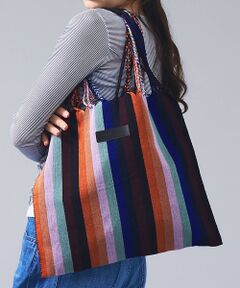 ABAHOUSE / アバハウス トートバッグ | 【MOON BIRD/ムーンバード】手織りハンモックトートバッグ/手織り/A4サ