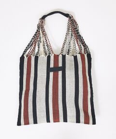 ABAHOUSE / アバハウス トートバッグ | 【MOON BIRD/ムーンバード】手織りハンモックトートバッグ/手織り/A4サ