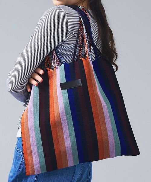 ABAHOUSE / アバハウス トートバッグ | 【MOON BIRD/ムーンバード】手織りハンモックトートバッグ/手織り/A4サ（その他2）