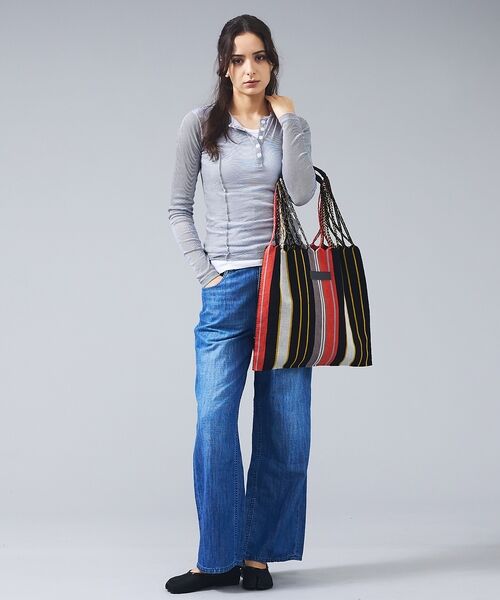 ABAHOUSE / アバハウス トートバッグ | 【MOON BIRD/ムーンバード】手織りハンモックトートバッグ/手織り/A4サ | 詳細16