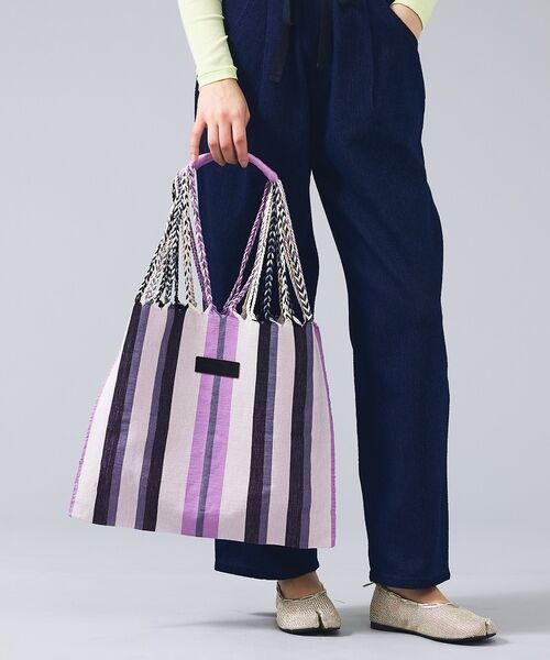 ABAHOUSE / アバハウス トートバッグ | 【MOON BIRD/ムーンバード】手織りハンモックトートバッグ/手織り/A4サ | 詳細19