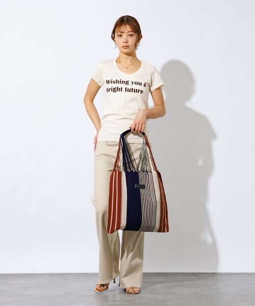 ABAHOUSE / アバハウス トートバッグ | 【MOON BIRD/ムーンバード】手織りハンモックトートバッグ/手織り/A4サ | 詳細22