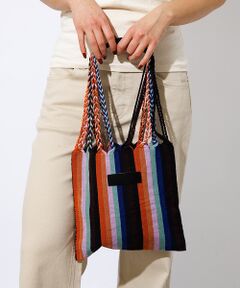 ABAHOUSE / アバハウス トートバッグ | 【MOON BIRD/ムーンバード】手織りハンモックトートバッグ/手織り/Sサイ