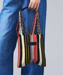 ABAHOUSE / アバハウス トートバッグ | 【MOON BIRD/ムーンバード】手織りハンモックトートバッグ/手織り/Sサイ