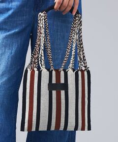 ABAHOUSE / アバハウス トートバッグ | 【MOON BIRD/ムーンバード】手織りハンモックトートバッグ/手織り/Sサイ