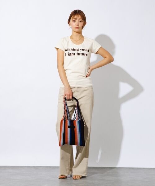 ABAHOUSE / アバハウス トートバッグ | 【MOON BIRD/ムーンバード】手織りハンモックトートバッグ/手織り/Sサイ | 詳細1