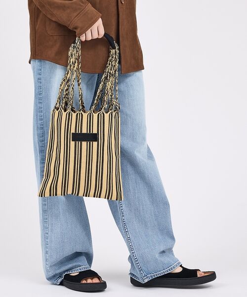 ABAHOUSE / アバハウス トートバッグ | 【MOON BIRD/ムーンバード】手織りハンモックトートバッグ/手織り/Sサイ | 詳細18