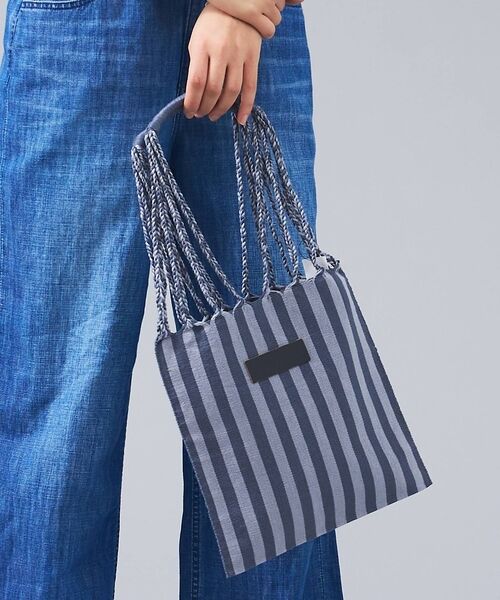 ABAHOUSE / アバハウス トートバッグ | 【MOON BIRD/ムーンバード】手織りハンモックトートバッグ/手織り/Sサイ（その他5）