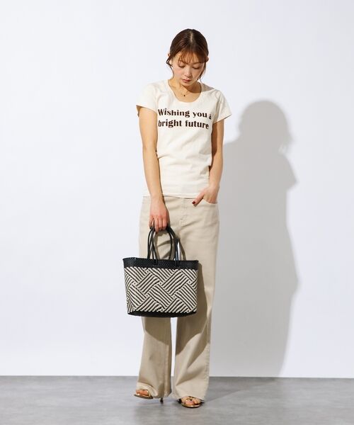 ABAHOUSE / アバハウス トートバッグ | 【MOON BIRD/ムーンバード】メルカドバッグ / カゴバッグ / Sサイズ | 詳細7