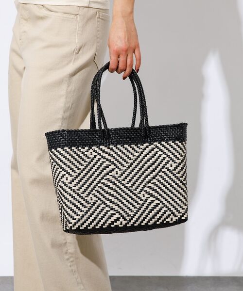 ABAHOUSE / アバハウス トートバッグ | 【MOON BIRD/ムーンバード】メルカドバッグ / カゴバッグ / Sサイズ | 詳細10