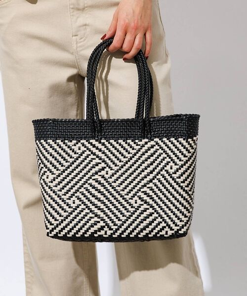 ABAHOUSE / アバハウス トートバッグ | 【MOON BIRD/ムーンバード】メルカドバッグ / カゴバッグ / Sサイズ（ブラック系その他1）