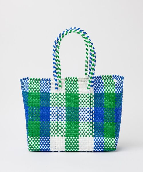 ABAHOUSE / アバハウス トートバッグ | 【MOON BIRD/ムーンバード】メルカドバッグ / カゴバッグ / Sサイズ（グリーン）