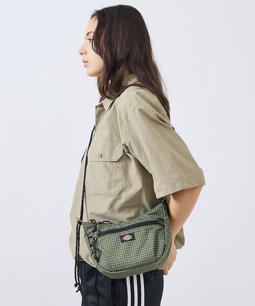ABAHOUSE / アバハウス ショルダーバッグ | 【DICKIES/ディッキーズ】DK ATHLETIC QUICK GRID /（カーキ）