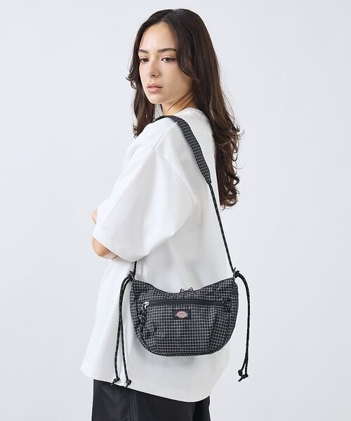 ABAHOUSE / アバハウス ショルダーバッグ | 【DICKIES/ディッキーズ】DK ATHLETIC QUICK GRID /（ブラック）