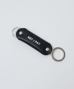 【1/2HALF / ハーフ】 KEY/PAY イタリアンレザーキーホルダー/
