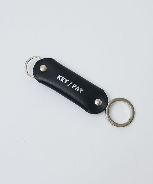 ABAHOUSE / アバハウス 財布・コインケース・マネークリップ | 【1/2HALF / ハーフ】 KEY/PAY イタリアンレザーキーホルダー/（ブラック）