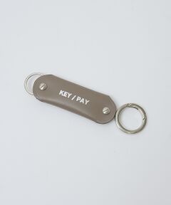 ABAHOUSE / アバハウス キーケース | 【1/2HALF / ハーフ】 KEY/PAY 撥水加工 / レザーキーホルダー