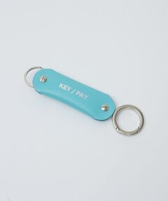 ABAHOUSE / アバハウス キーケース | 【1/2HALF / ハーフ】 KEY/PAY 撥水加工 / レザーキーホルダー