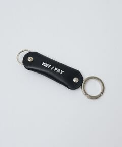 ABAHOUSE / アバハウス キーケース | 【1/2HALF / ハーフ】 KEY/PAY 撥水加工 / レザーキーホルダー