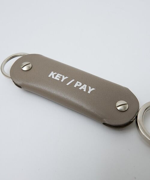 ABAHOUSE / アバハウス キーケース | 【1/2HALF / ハーフ】 KEY/PAY 撥水加工 / レザーキーホルダー | 詳細3