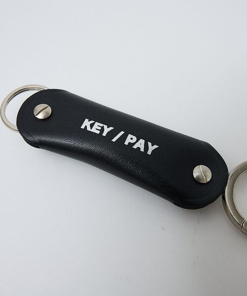ABAHOUSE / アバハウス キーケース | 【1/2HALF / ハーフ】 KEY/PAY 撥水加工 / レザーキーホルダー | 詳細6