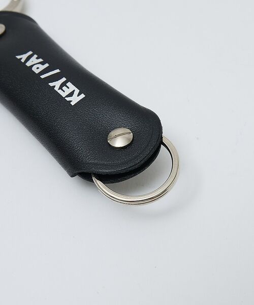 ABAHOUSE / アバハウス キーケース | 【1/2HALF / ハーフ】 KEY/PAY 撥水加工 / レザーキーホルダー | 詳細8