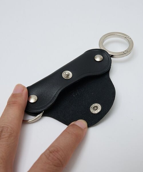ABAHOUSE / アバハウス キーケース | 【1/2HALF / ハーフ】 KEY/PAY 撥水加工 / レザーキーホルダー | 詳細9