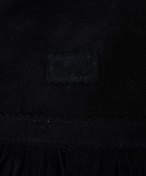 ABAHOUSE / アバハウス ショルダーバッグ | 【1/2HALF / ハーフ】ラムスェード 巾着ショルダー フリンジ ミニショル | 詳細6