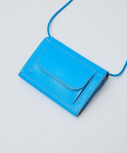 ABAHOUSE / アバハウス 財布・コインケース・マネークリップ | 【1/2HALF / ハーフ】コインキャッチャー付き / レザーショルダーウォレ | 詳細10