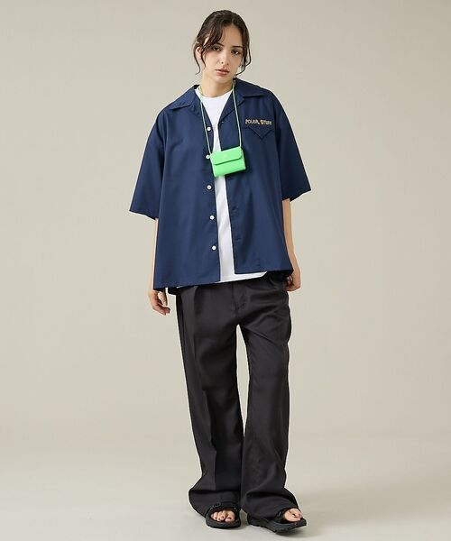 ABAHOUSE / アバハウス 財布・コインケース・マネークリップ | 【1/2HALF / ハーフ】コインキャッチャー付き / レザーショルダーウォレ | 詳細25