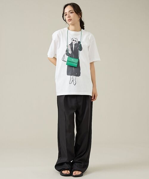ABAHOUSE / アバハウス 財布・コインケース・マネークリップ | 【1/2HALF / ハーフ】コインキャッチャー付き / ショルダーウォレット | 詳細12