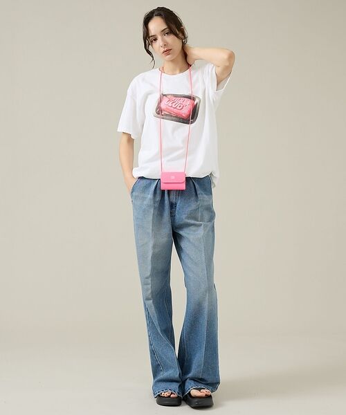 ABAHOUSE / アバハウス 財布・コインケース・マネークリップ | 【1/2HALF / ハーフ】三つ折り財布 / レザーショルダーウォレット / | 詳細8