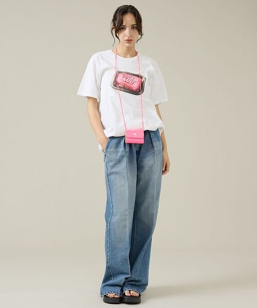 ABAHOUSE / アバハウス 財布・コインケース・マネークリップ | 【1/2HALF / ハーフ】三つ折り財布 / レザーショルダーウォレット / | 詳細9