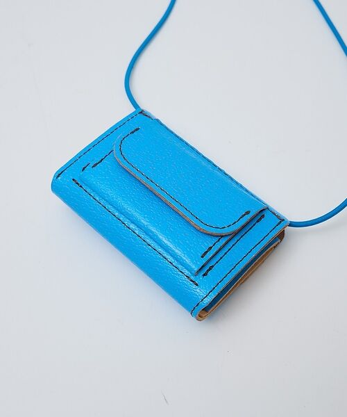 ABAHOUSE / アバハウス 財布・コインケース・マネークリップ | 【1/2HALF / ハーフ】三つ折り財布 / レザーショルダーウォレット / | 詳細12