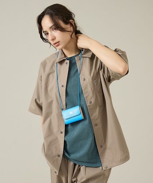 ABAHOUSE / アバハウス 財布・コインケース・マネークリップ | 【1/2HALF / ハーフ】三つ折り財布 / レザーショルダーウォレット / | 詳細18