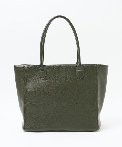 ABAHOUSE / アバハウス トートバッグ | 【ON/OFF兼用】ネオシボレザー トートバック / A4サイズ収納可能（モスグリーン）